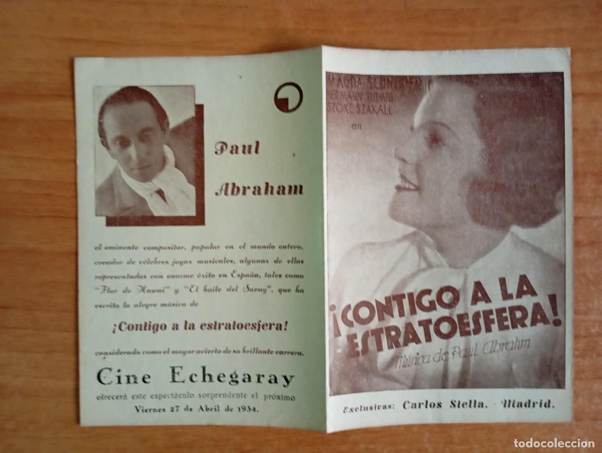 Kino: AL1-- PROGRAMA DE CINE DE LA PELICULA--- CONTIGO A LA ESTRATOESFERA