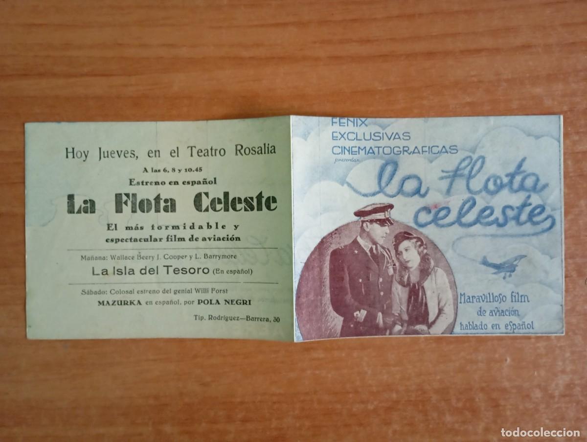 Kino: AL1-- PROGRAMA DE CINE DE LA PELICULA--- LA FLOTA CELESTE