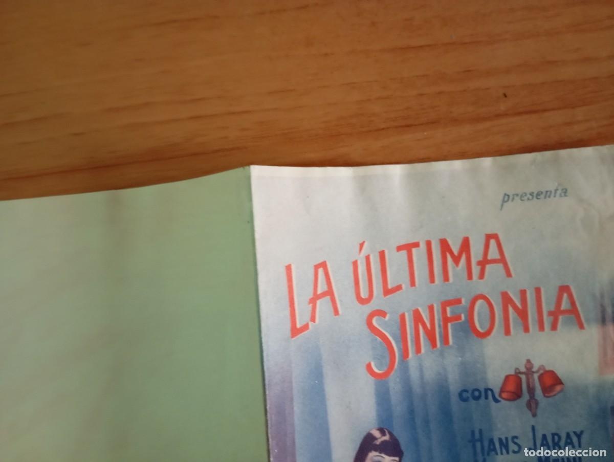 Cine: AL1-- PROGRAMA DE CINE DE LA PELICULA--- LA &Uacute;LTIMA SINFON&Iacute;A - Foto 2
