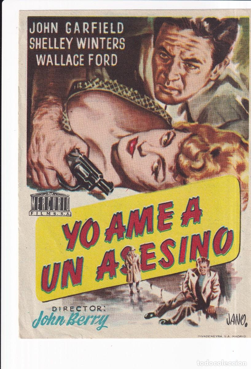 Cine: YO AME A UN ASESINO : JOHN GARFIELD - Foto 1