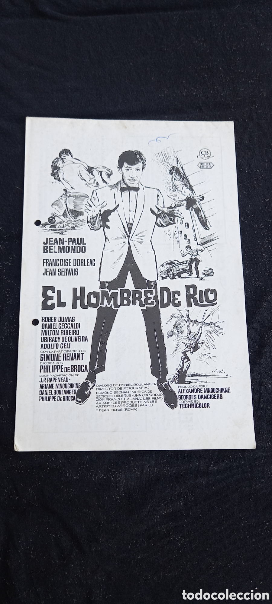 Cine: ANTIGUO PROGRAMA DE CINE EL HOMBRE DE RIO CB FILMS - Foto 10