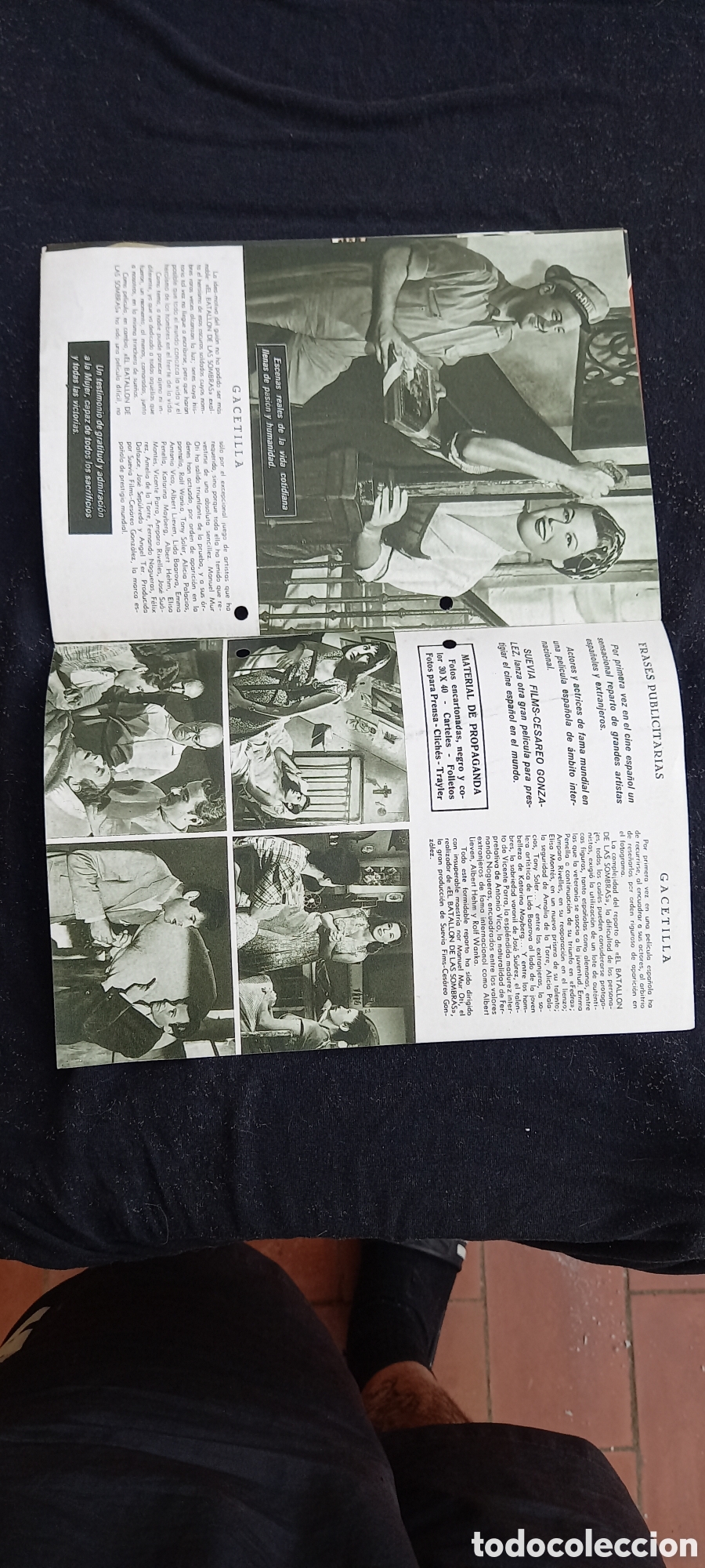 Cine: ANTIGUO PROGRAMA DE CINE EL BATALLON DE LAS SOMBRAS - Foto 4