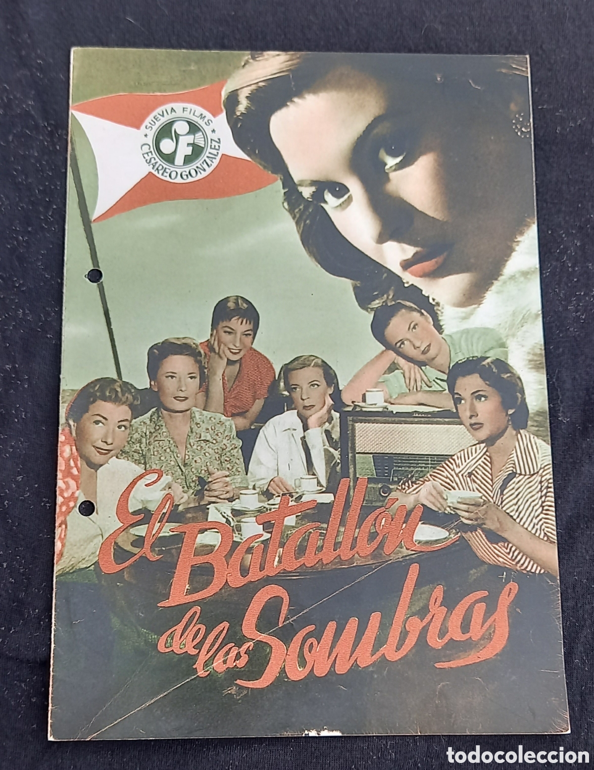 Cine: ANTIGUO PROGRAMA DE CINE EL BATALLON DE LAS SOMBRAS - Foto 1