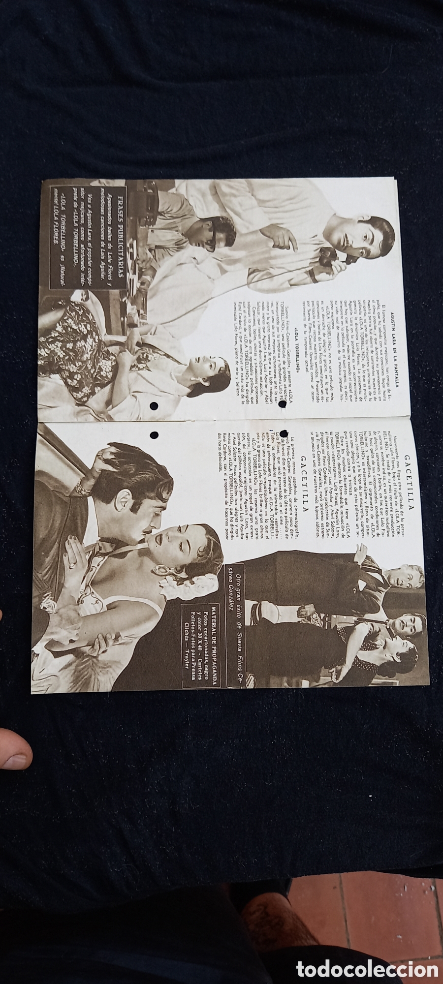 Cine: ANTIGUO PROGRAMA DE CINE LOLA TORBELLINO - Foto 4