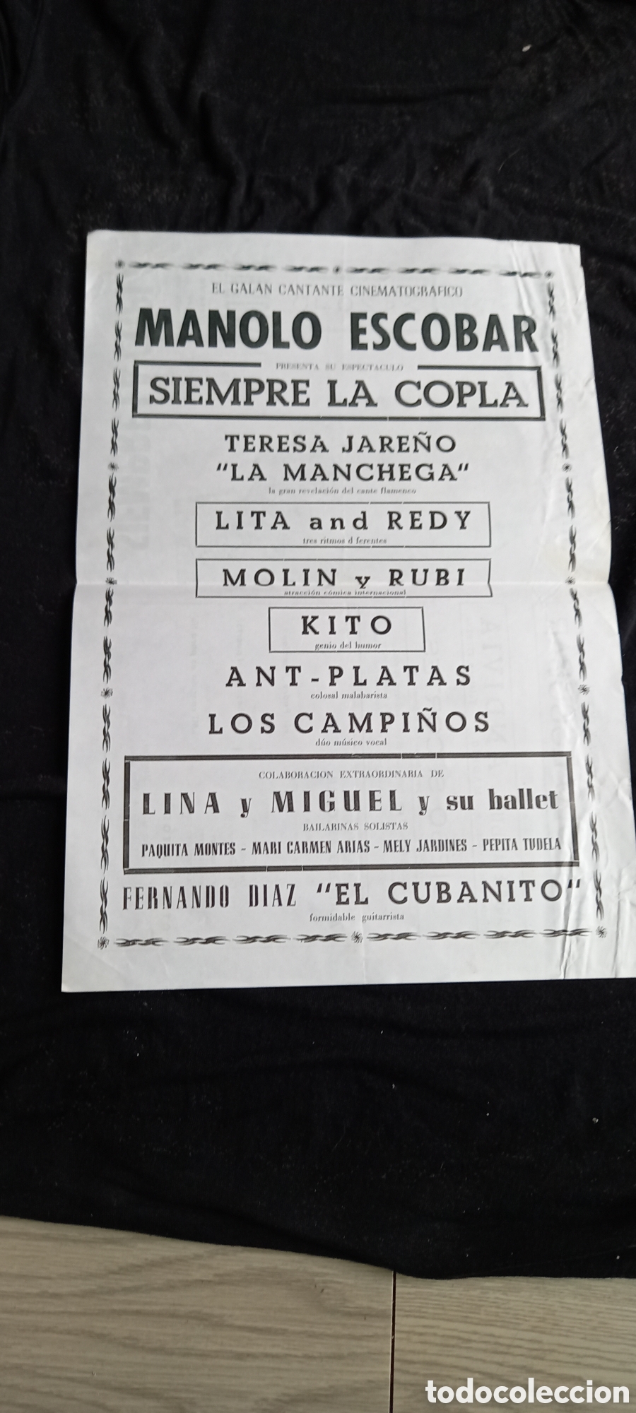 Cine: ANTIGUO PROGRAMA DE CINE ,SIEMPRE LA COPLA ,MANOLO ESCOBAR - Foto 3