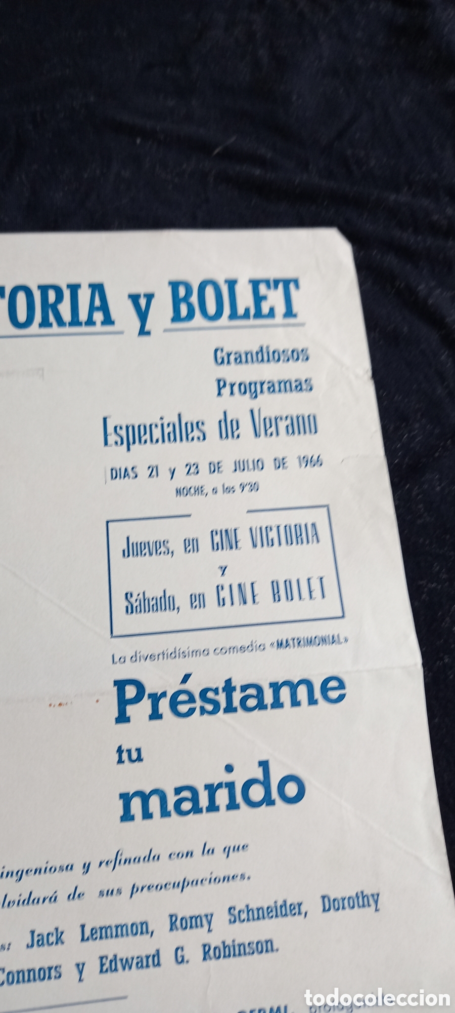 Cine: ANTIGUO PROGRAMA DE CINE - Foto 3