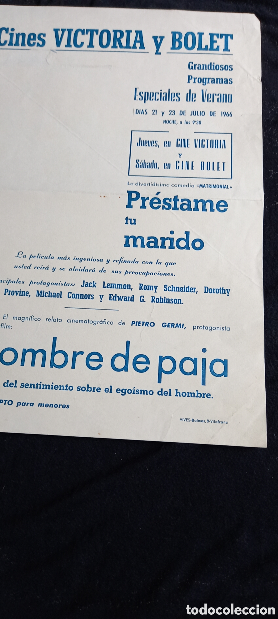 Cine: ANTIGUO PROGRAMA DE CINE - Foto 5