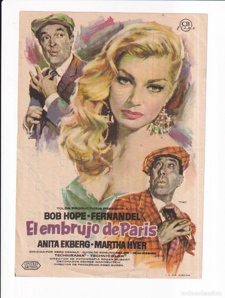 Cine: EL EMBRUJO DE PARIS : BOB HOPE - Foto 1