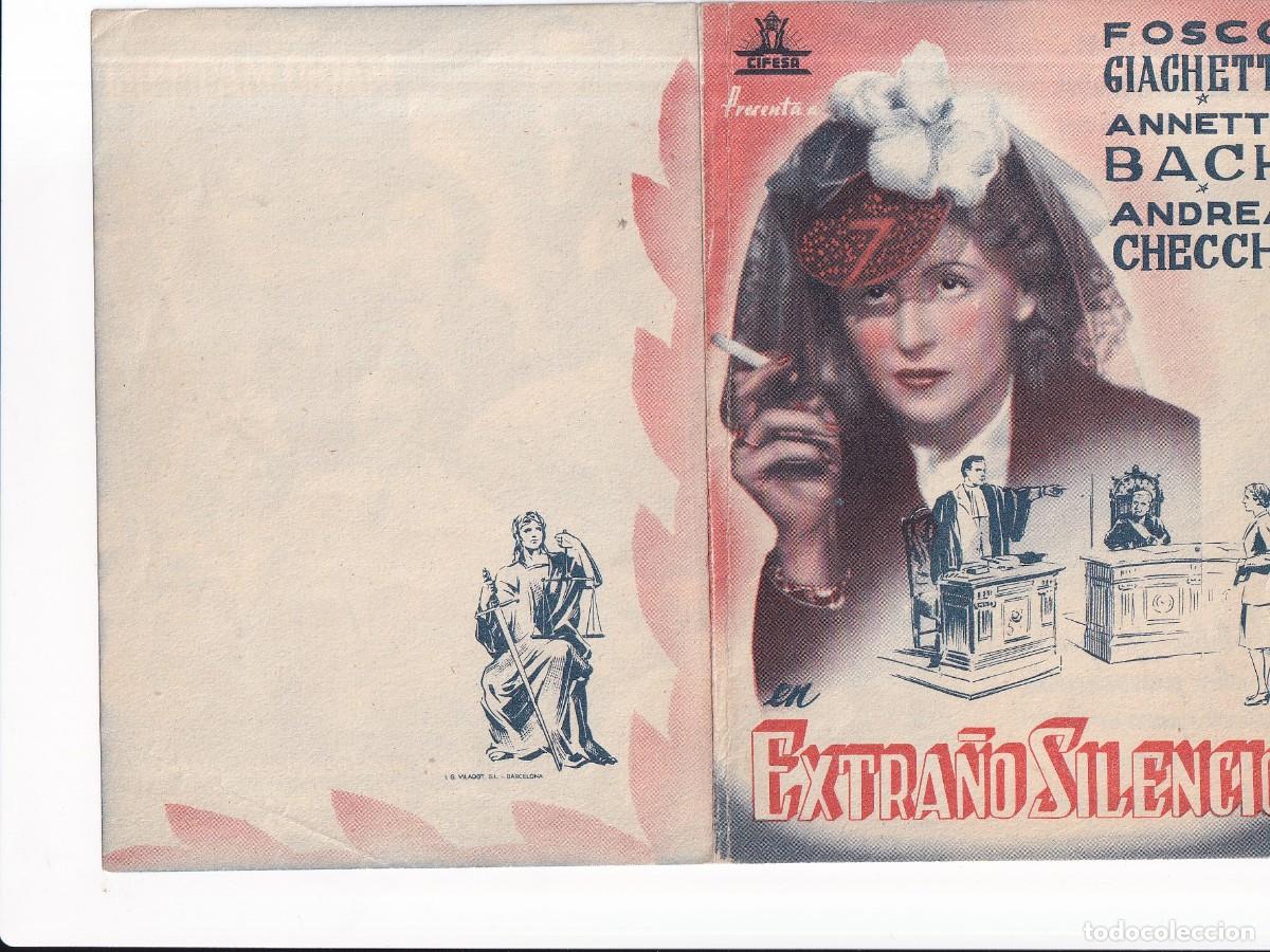 Cine: EXTRA&Ntilde;O SILENCIO : FOSCO GIAGHETTI - Foto 1