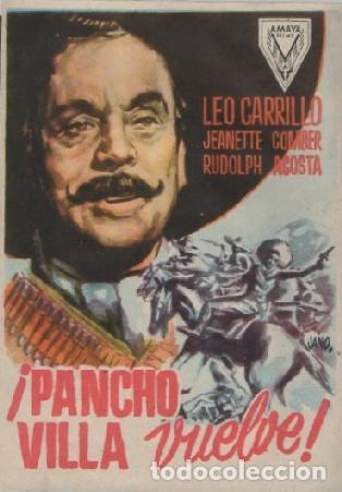 Cine: PROGRAMA DE CINE: &iexcl;PANCHO VILLA VUELVE! PC-7720 - Foto 1
