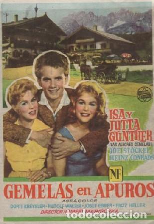 Cine: PROGRAMA DE CINE: GEMELAS EN APUROS PC-7728 - Foto 1