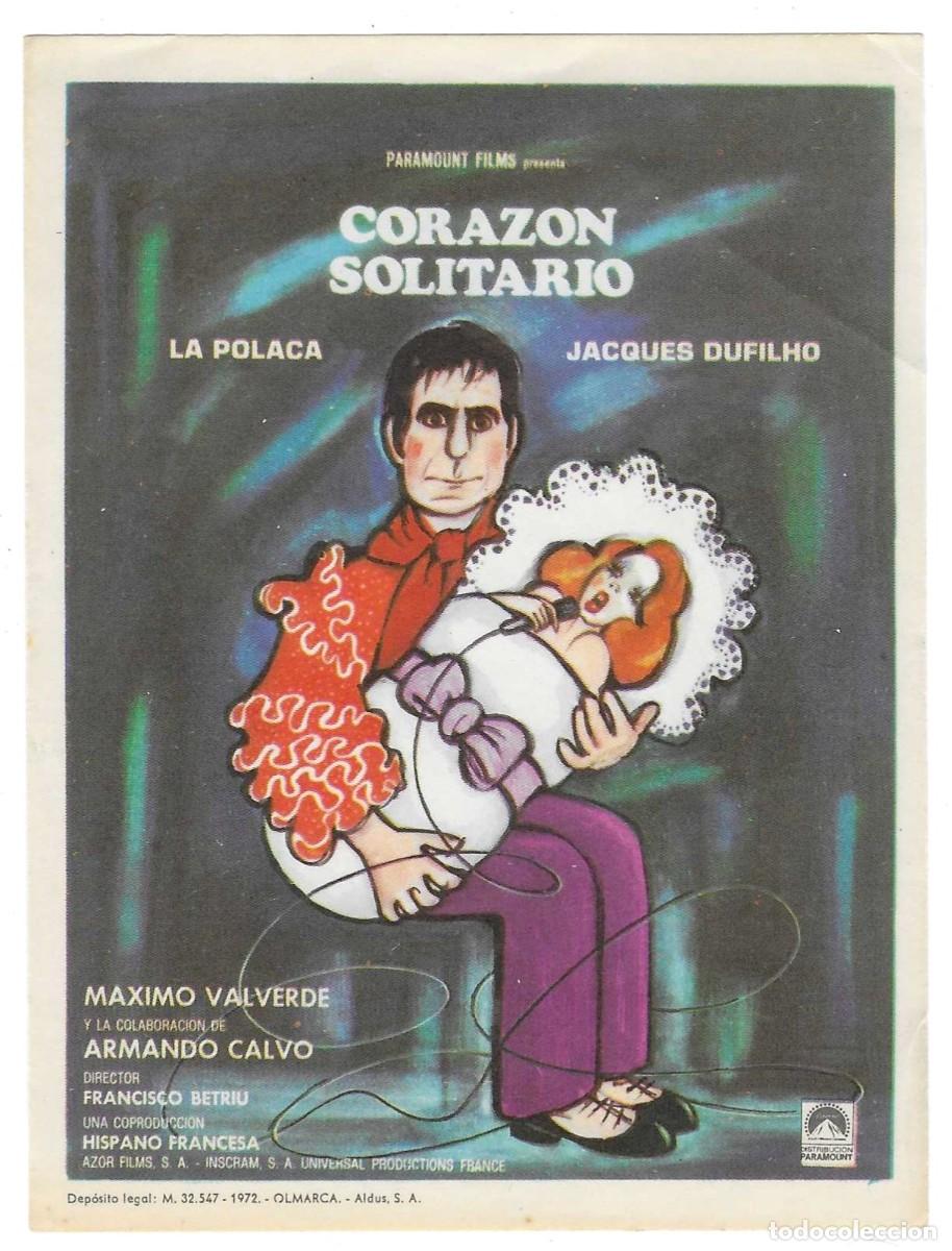 Cine: Programa Cine. Coraz&oacute;n Solitario. La Polaca. 19-1896 - Foto 1