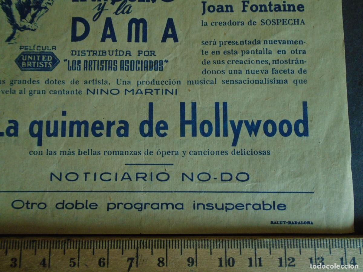 Cine: (PG-191045)PROGRAMA DE CINE EL VAQUERO Y LA DAMA GARY COOPER - CINE ATENEO - Foto 2