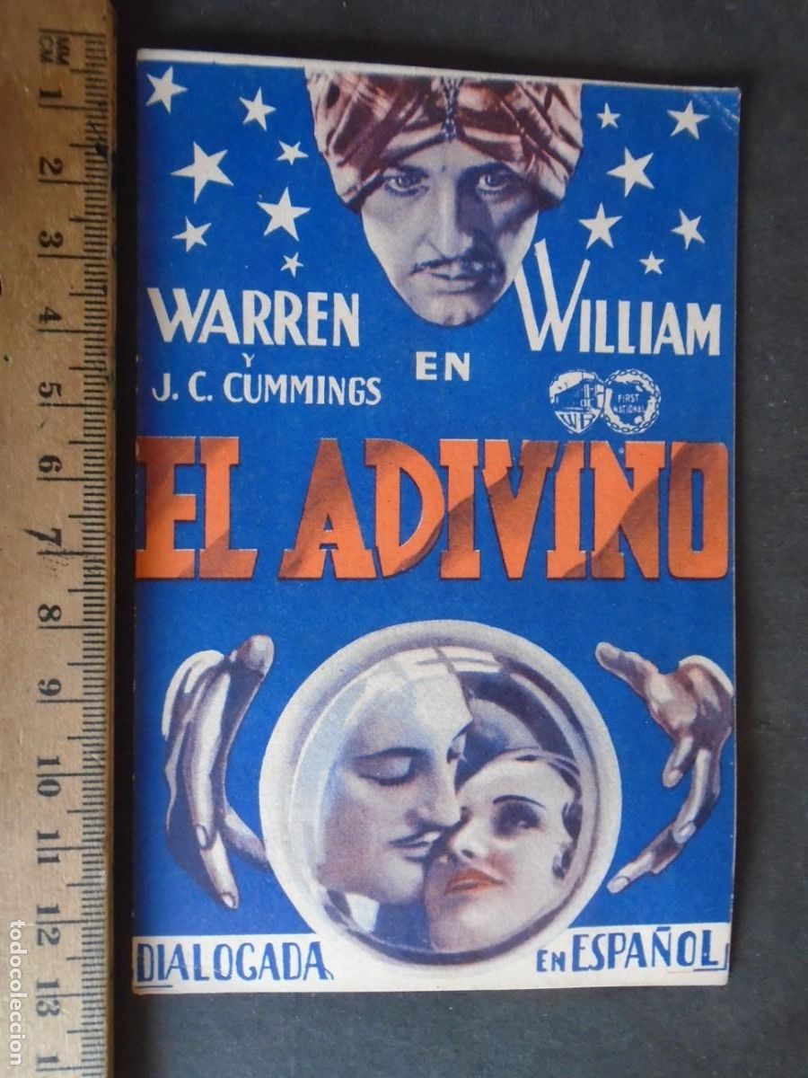 Cine: (PG-191063)PROGRAMA DE CINE Original el adivino warren william - Foto 1