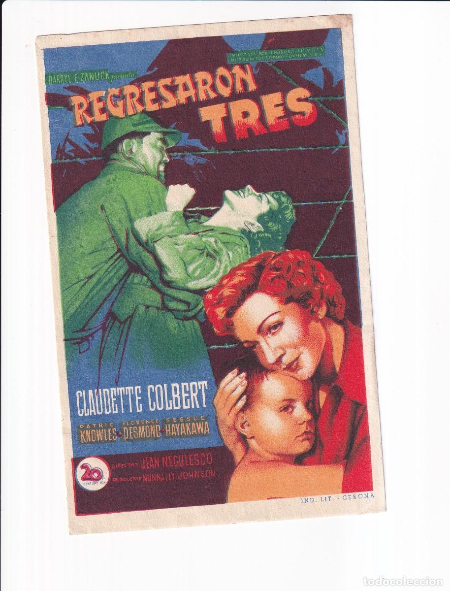 Cine: REGRESARON TRES : CLAUDETTE COLBERT - Foto 1