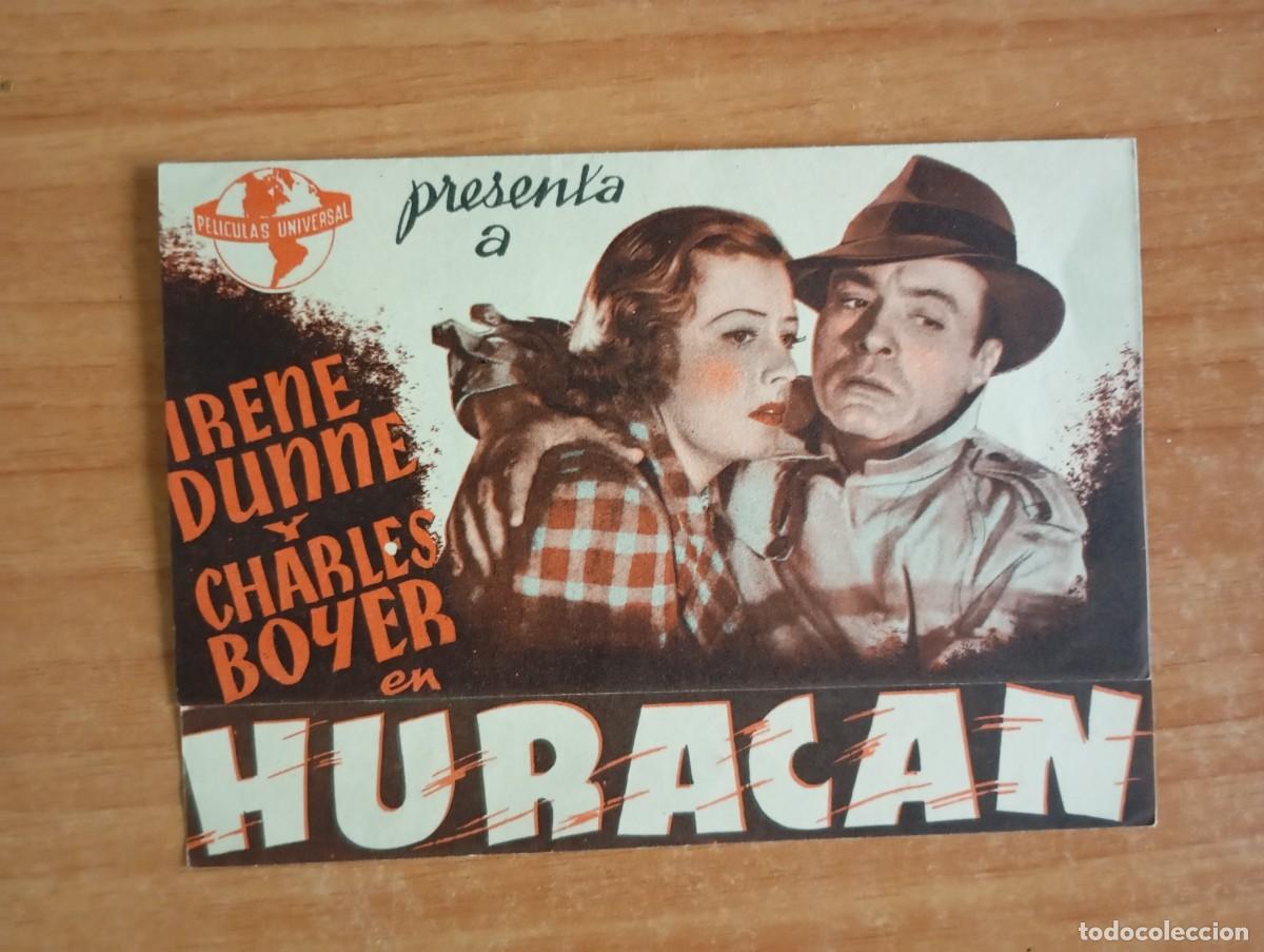 Cine: AL1-- PROGRAMA DE CINE DE LA PELICULA---HURACAN - Foto 1