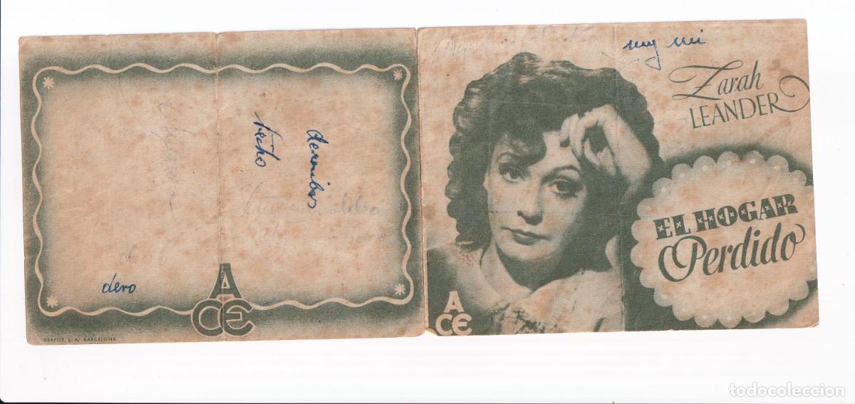 Cine: EL HOGAR PERDIDO : ZARAH LEANDER - Foto 1
