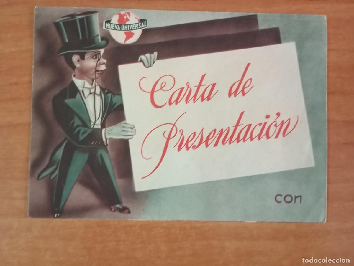  Flyers Publicitaires de films Anciens: AL1-- PROGRAMA DE CINE DE LA PELICULA--- CARTA DE PRESENTACION