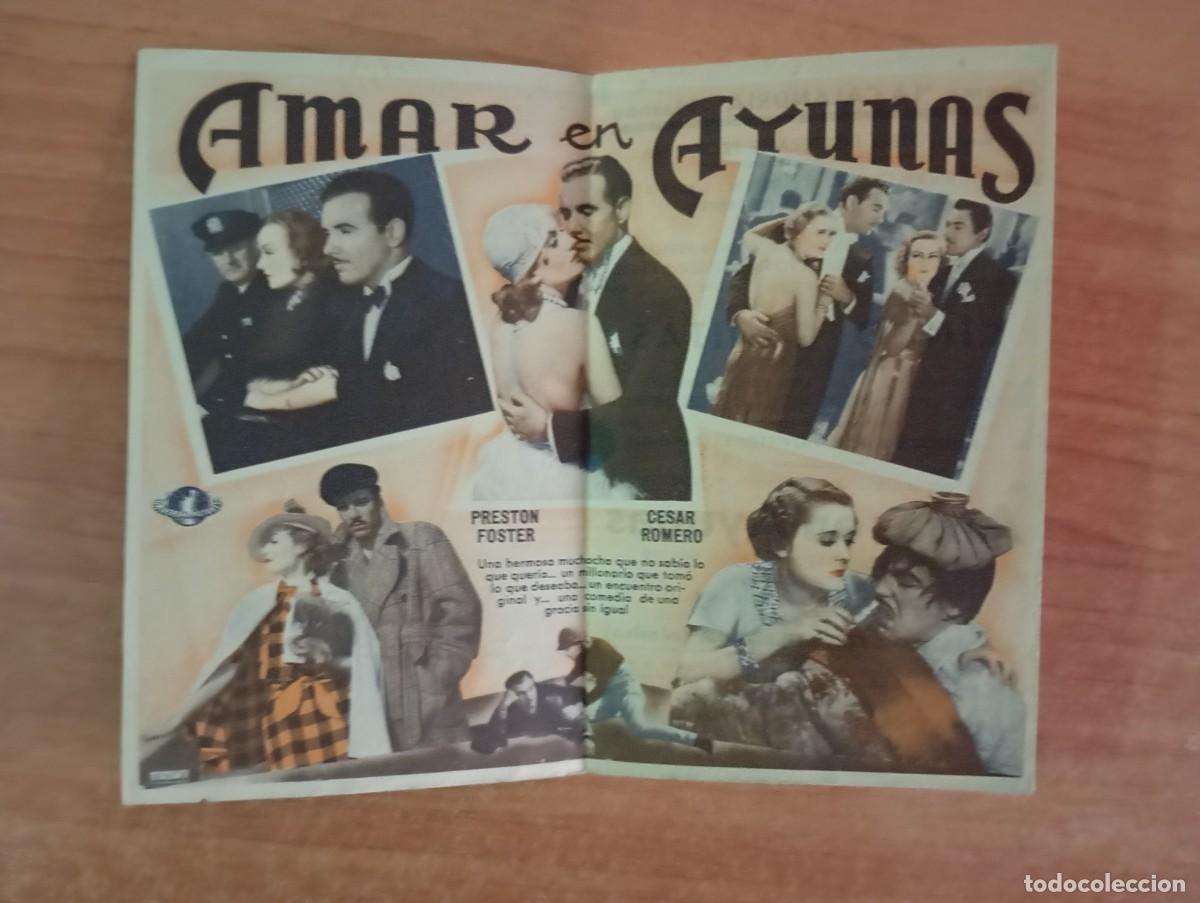 Cine: AL1-- PROGRAMA DE CINE DE LA PELICULA--- AMAR EN AYUNAS - Foto 3