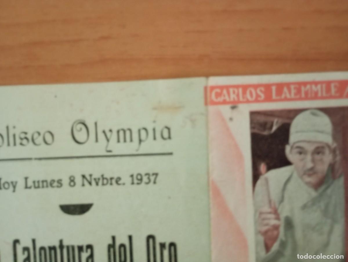 Cine: AL1-- PROGRAMA DE CINE DE LA PELICULA---LA CALENTURA DEL ORO - Foto 2