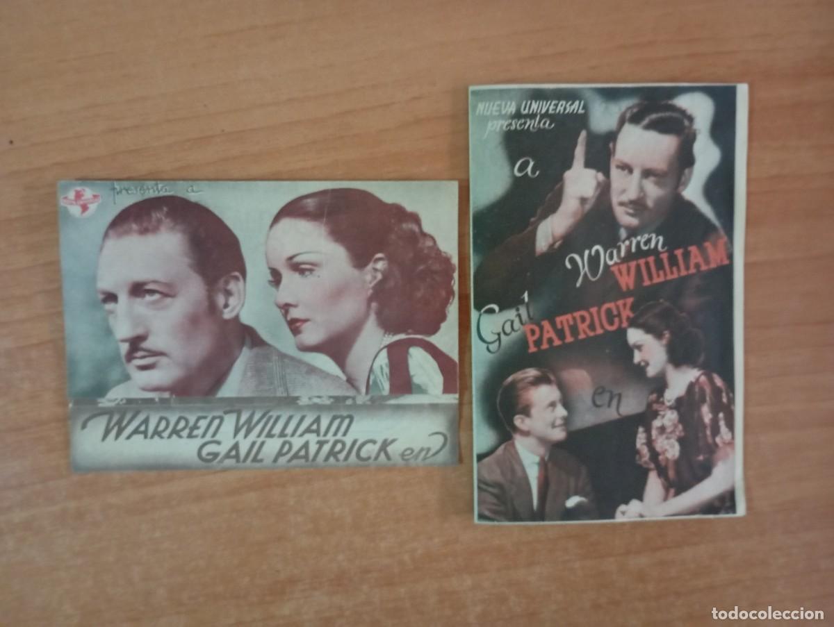  Flyers Publicitaires de films Anciens: AL1-- PROGRAMA DE CINE DE LA PELICULA-- EL BESO REVELADOR.