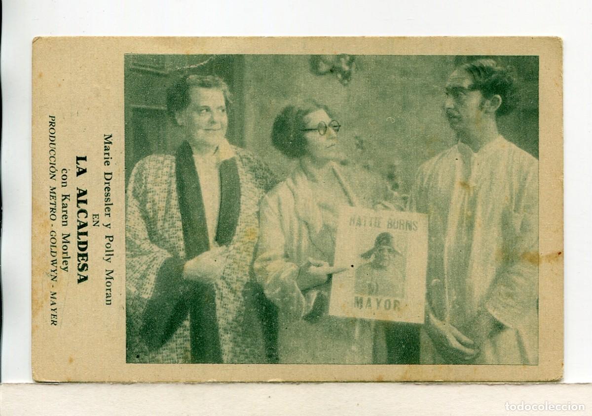  Flyers Publicitaires de films Anciens: LA ALCALDESA, con Marie Dressler.