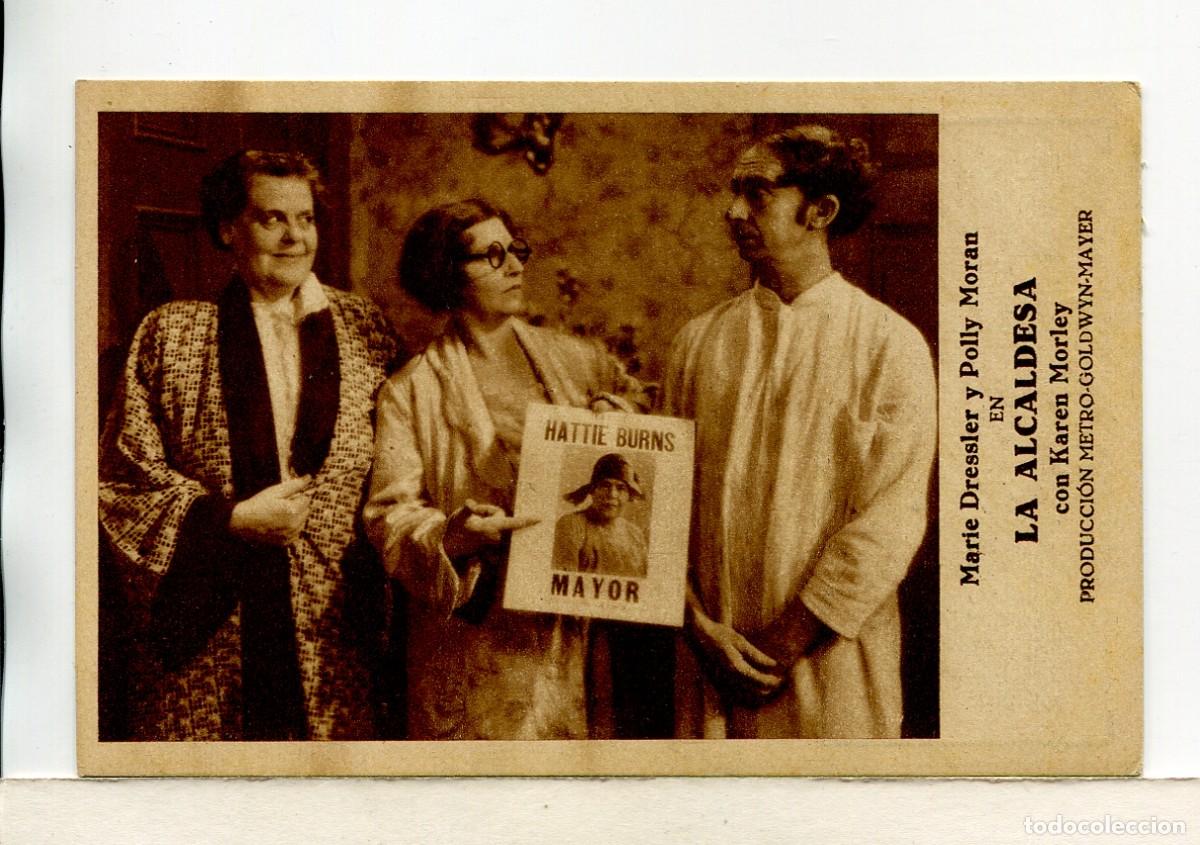  Flyers Publicitaires de films Anciens: LA ALCALDESA, con Marie Dressler.