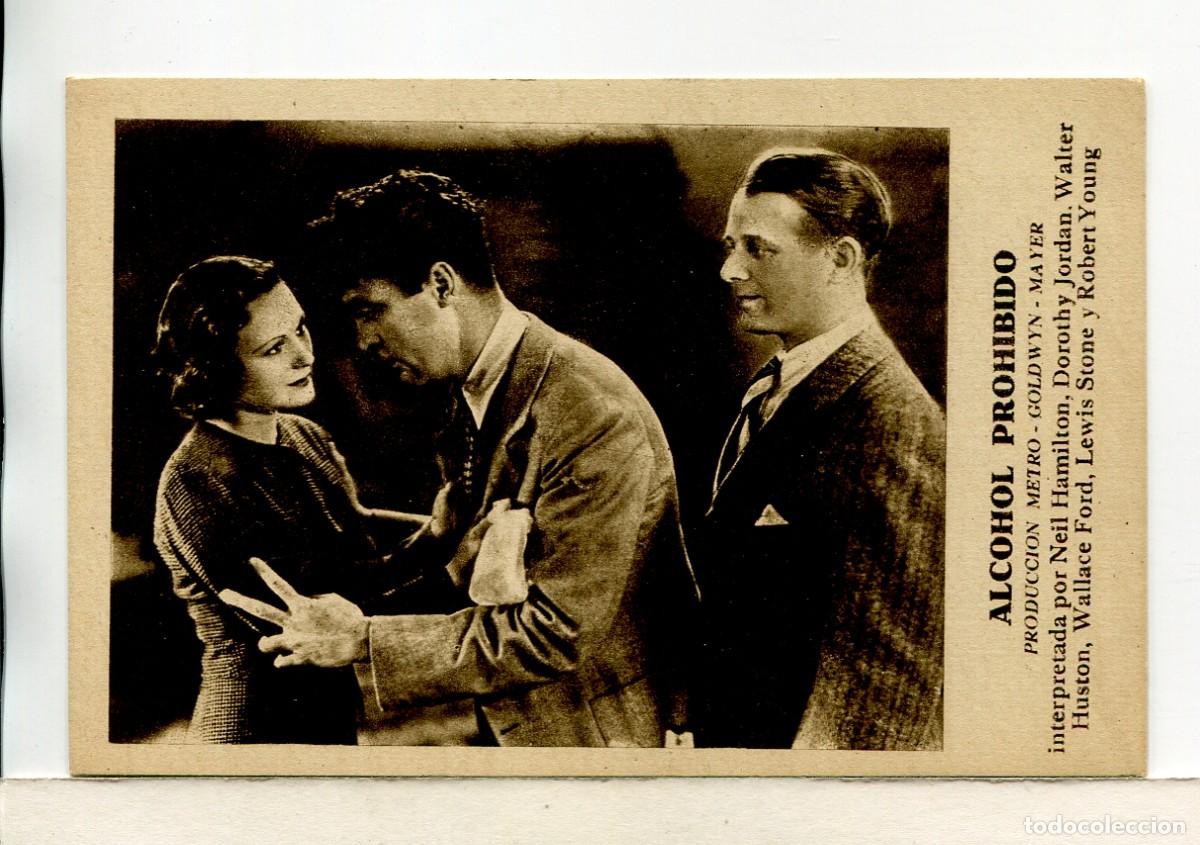  Flyers Publicitaires de films Anciens: ALCOHOL PROHIBIDO, con Wallace Ford.