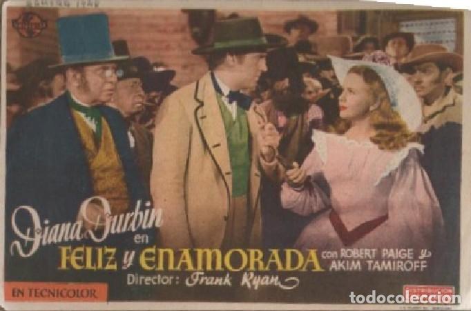 Cine: PROGRAMA DE CINE: FELIZ Y ENAMORADA PC-7732 - Foto 1