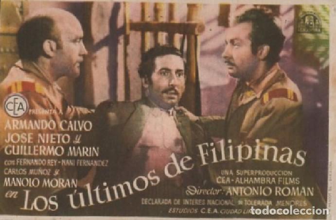 Cine: PROGRAMA DE CINE: LOS &Uacute;LTIMOS DE FILIPINAS PC-7733 - Foto 1