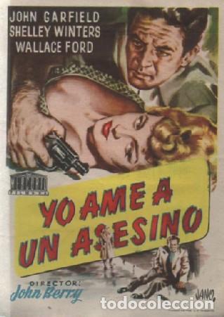 Cine: PROGRAMA DE CINE: YO AM&Eacute; A UN ASESINO PC-7745 - Foto 1