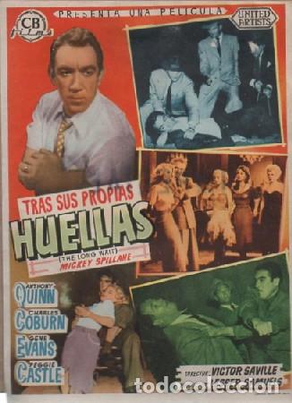 Cine: PROGRAMA DE CINE: TRAS SUS PROPIAS HUELLAS PC-7749 - Foto 1