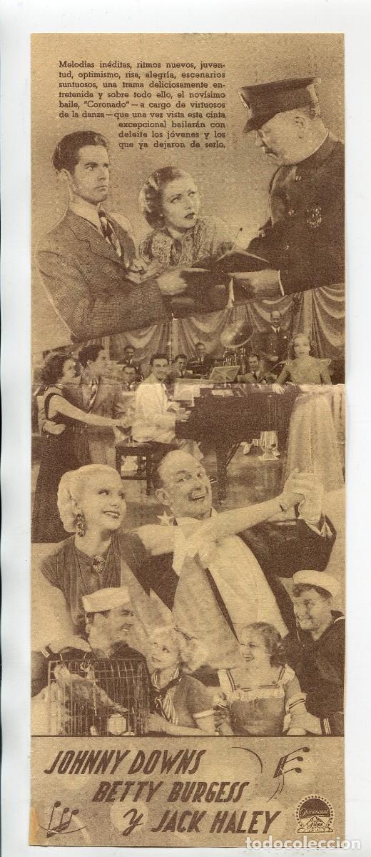 Cine: BAILES Y CANCIONES, con Jack Haley. - Foto 2