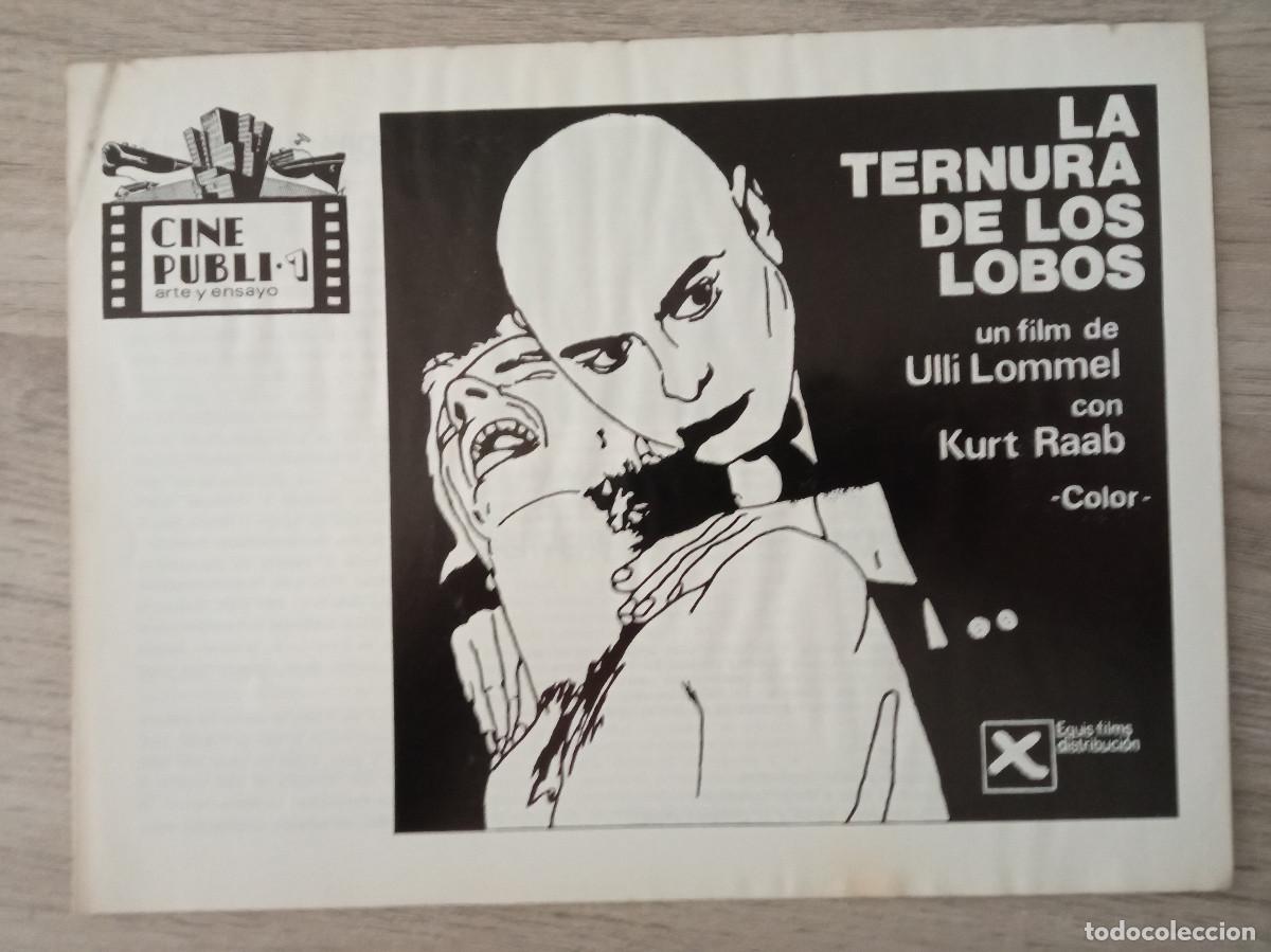 Kino: LA TERNURA DE LOS LOBOS, CINE PUBLI-1