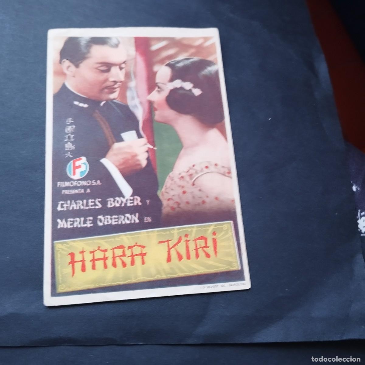 Kino: FOLLETO ORIGINAL- HARA KIRI -VER FOTOS QUE NO TE FALTE EN TU COLECCI&Oacute;N