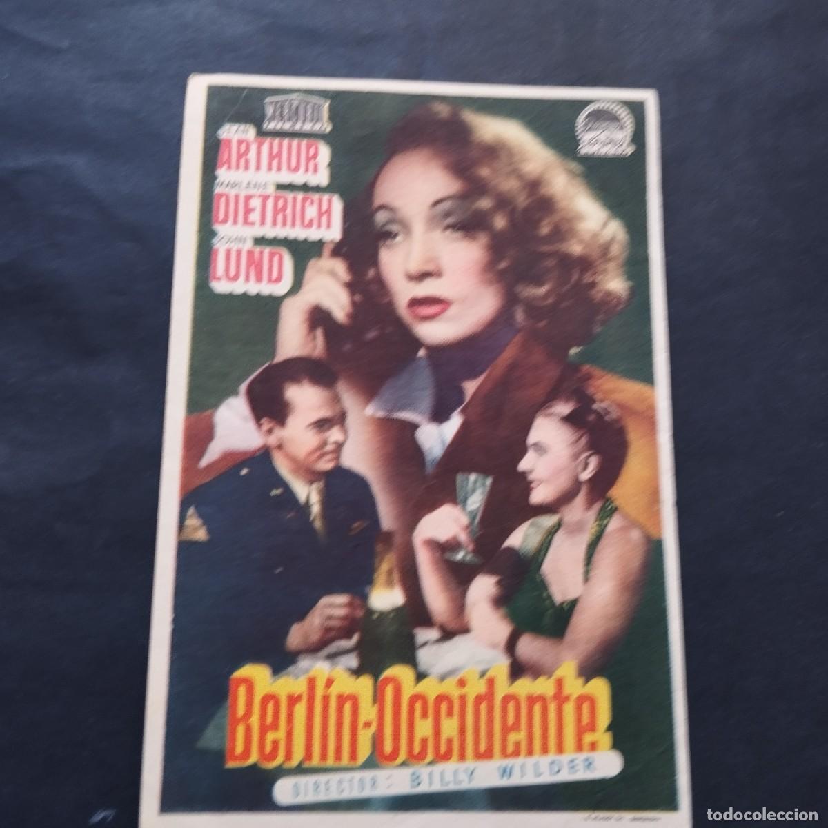 Kino: FOLLETO ORIGINAL- BERLIN OCCIDENTAL -VER FOTOS QUE NO TE FALTE EN TU COLECCI&Oacute;N