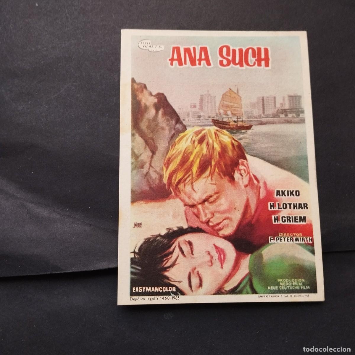 Kino: FOLLETO ORIGINAL- ANA SUCH -VER FOTOS QUE NO TE FALTE EN TU COLECCI&Oacute;N