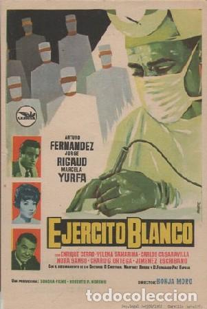 Cine: PROGRAMA DE CINE: EJERCITO BLANCO PC-7753 ,4 - Foto 1