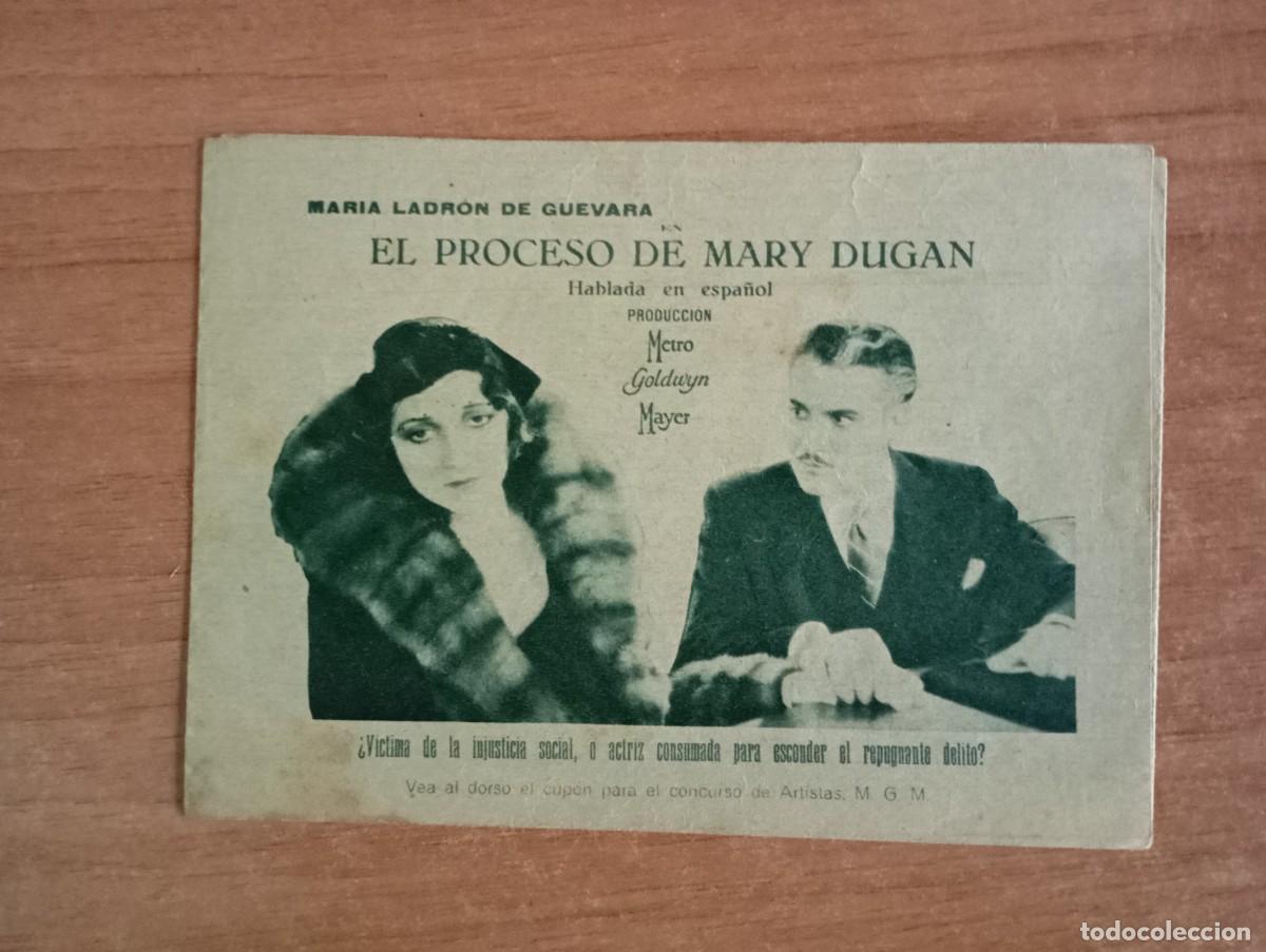 Cine: AL1-- PROGRAMA DE CINE DE LA PELICULA-- EL PROCESO DE MARY DUGAN - Foto 1