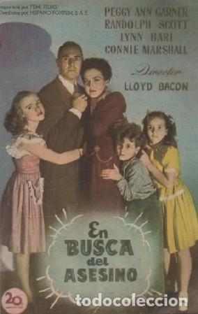 Cine: PROGRAMA DE CINE: EN BUSCA DEL ASESINO PC-7775 - Foto 1
