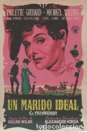 Cine: PROGRAMA DE CINE: UN MARIDO IDEAL PC-7778 - Foto 1