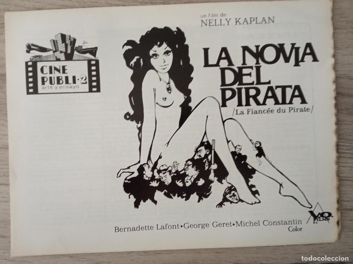 Cine: LA NOVIA DEL PIRATA, BERNARDETTE LAFONT, CINE PUBLI-2