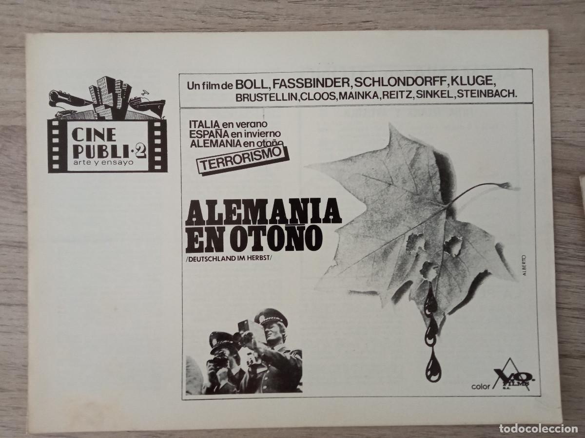 Cine: ALEMANIA EN OTO&Ntilde;O, FASSBINDER, CINE PUBLI-2
