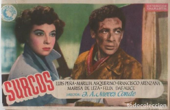 Cine: PROGRAMA DE CINE: SURCOS PC-7790 - Foto 1