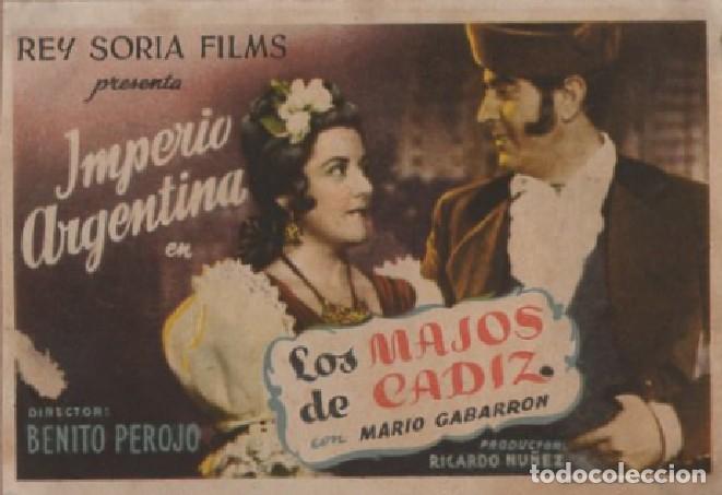 Cine: PROGRAMA DE CINE: LOS MAJOS DE C&Aacute;DIZ PC-7799 - Foto 1