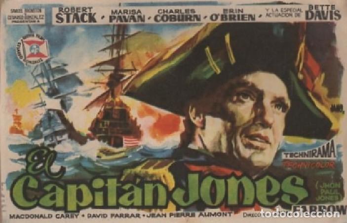 Cine: PROGRAMA DE CINE: EL CAPIT&Aacute;N JONES PC-7802 - Foto 1