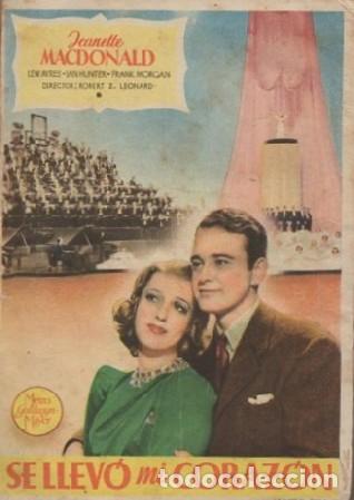 Cine: PROGRAMA DE CINE: SE LLEV&Oacute; MI CORAZ&Oacute;N PC-7805 - Foto 1
