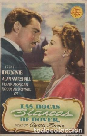 Cine: PROGRAMA DE CINE: LAS ROCAS BLANCAS DE DOVER PC-7806 - Foto 1