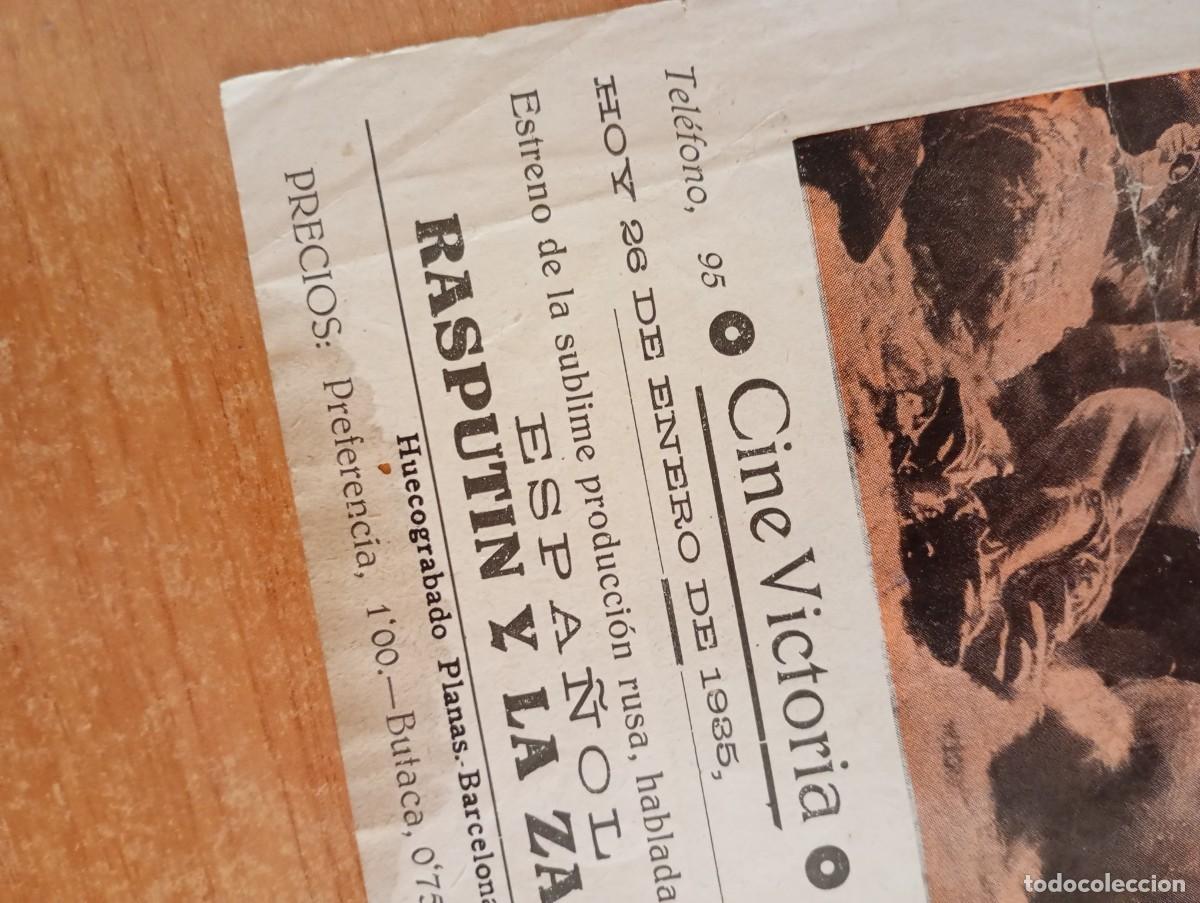 Cine: AL1-- PROGRAMA DE CINE DE LA PELICULA---RASPUTIN Y LA ZARINA - Foto 3