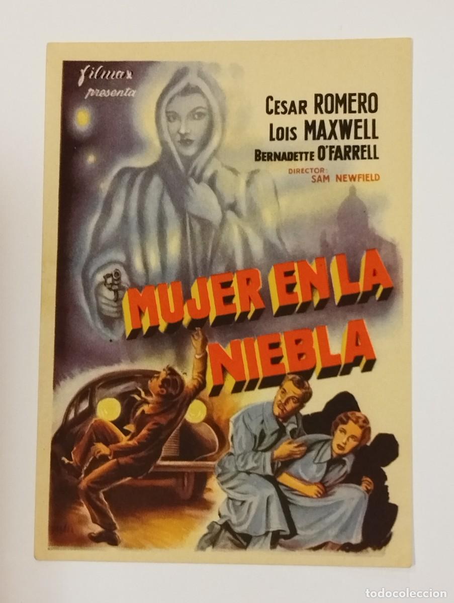 Cine: MUJER EN LA NIEBLA. PROGRAMA DE CINE SENCILLO SIN PUBLICIDAD. - Foto 1